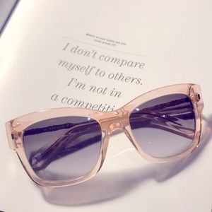 Kate Spade Pink/Clear Tahira Sunglasses